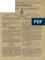 Monitorul Primăriei București 1907-10-21, Nr. 42