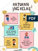 Poster Aturan Kelas Gambar Tangan