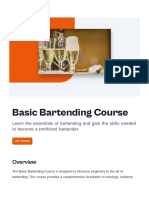 Basic Bartending Course