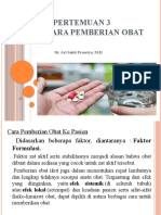 ASP Pertemuan 3 Cara-Cara - Pemberian - Obat