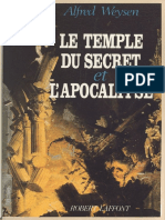 Le Temple Du Secret Et L'apocalypse - Alfred Weysen