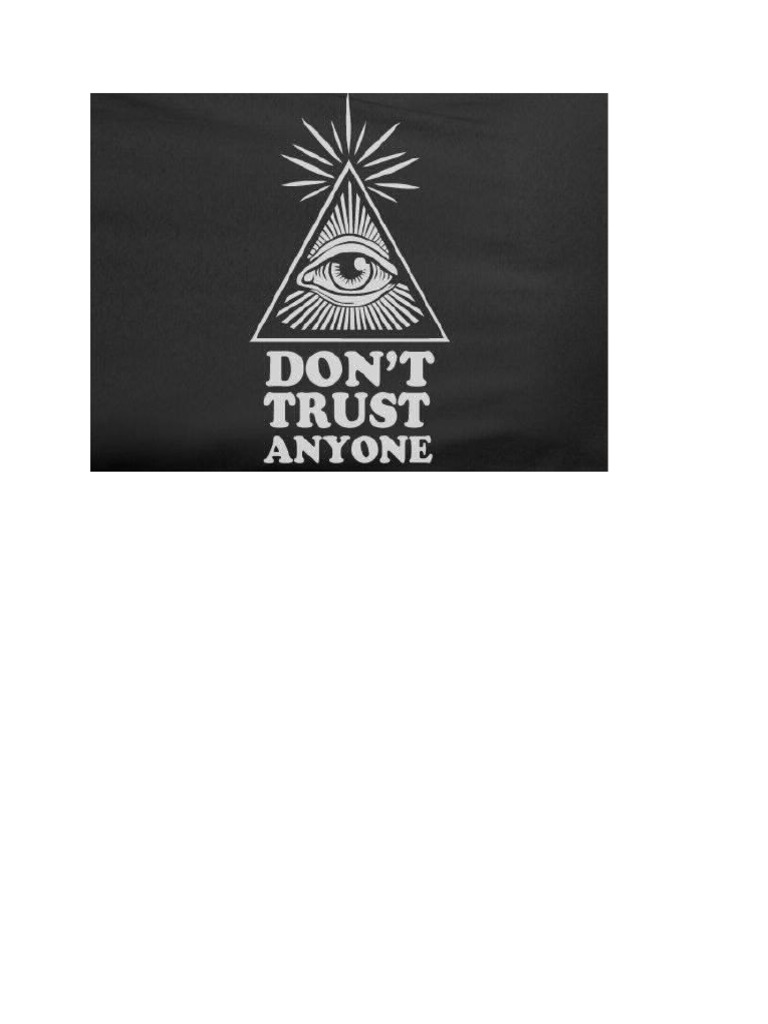 Dont Trust Anyone | PDF