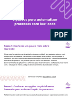 5 Passos para Automatizações de Processos Com o Low-Code