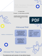 Abdominal Wall, Omentum, Mesentery and Retroperitoneum DR Asepky