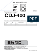 Service Manual Pioneer CDJ 400