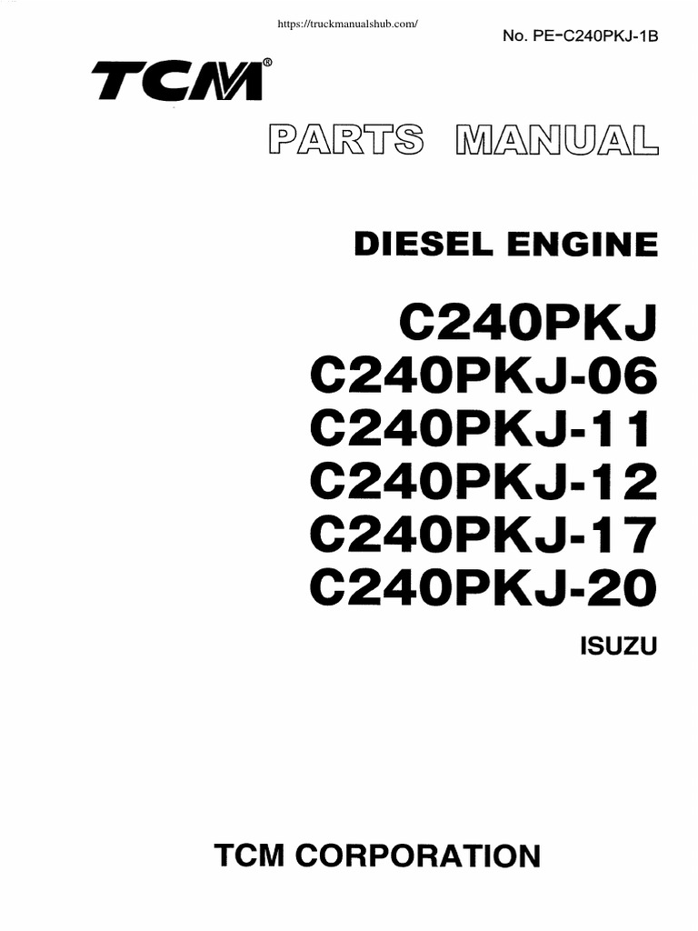 Mitsubishi 4D34 Engine Manual PDF | PDF | Vehicle Technology