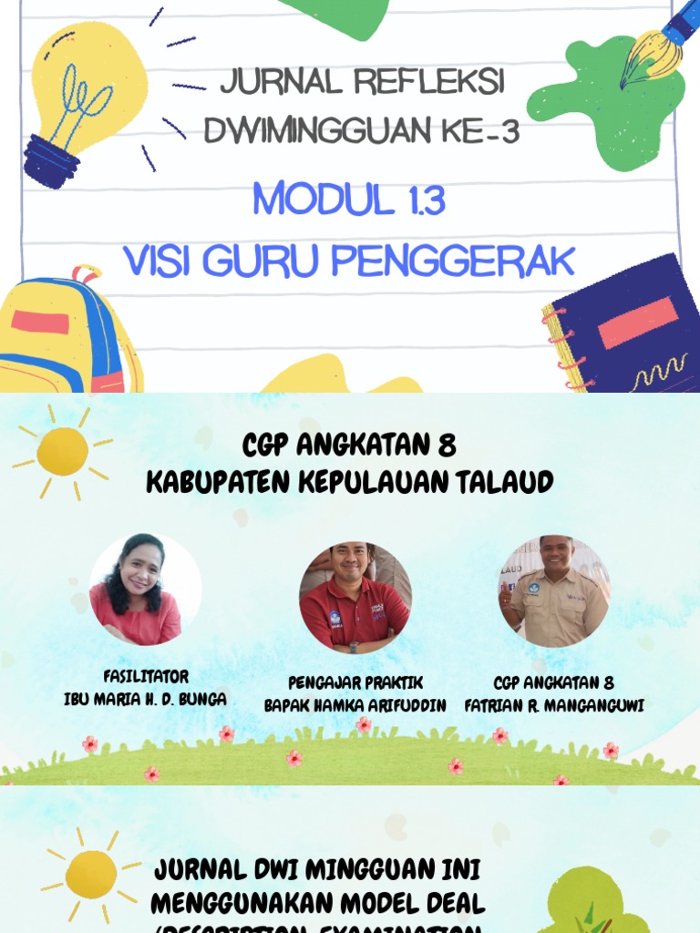 Visi Guru Penggerak: Refleksi dan Aksi | PDF | Karier & Perkembangan ...