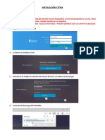 PROCEDIMIENTO INSTALAR CITRIX - VF