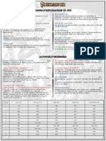 Aide de Jeux Pathfinder (FR) - 4 Postures Et Intermèdes