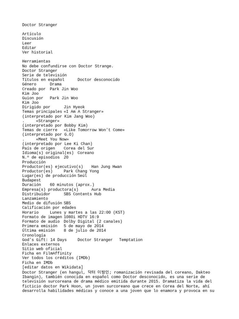 doctor-stranger-pdf-programas-de-televisi-n-drama-television-series