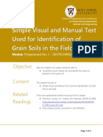 MODULE 1-EXPERIMENT NO. 2-Simple Visual and Manual Test Used For Identification of Grain Soils in The Field-1