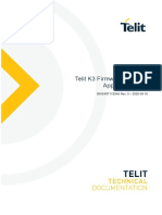 Telit K3 Firmware Upgrade Application Note r0