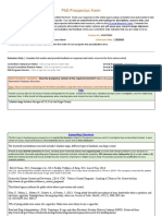 PHD Prospectus Form 2023