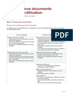 Due Diligence Documents Part 1 - Identification