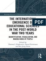 (Routledge Research in International and Comparative Education) Thomas S. Popkewitz, Daniel Pettersson, Kai-Jung Hsiao - The International Emergence of Educational Sciences in the Post-World War Two Y