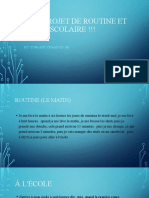 Mon Projet de Routine Et de Vie Scolaire !!!: By:-Tj ( ) and Vivaan XD ( )