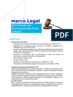 Marco Legal Reincorporacion Laboral