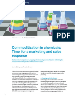 Commoditization in Chemicals Time For A Marketing and Sales Response