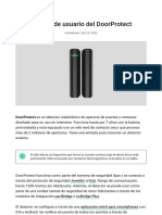 Manual de Usuario Del DoorProtect