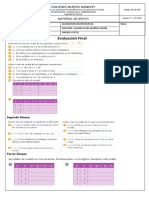 Evaluacion Final 6° 2P