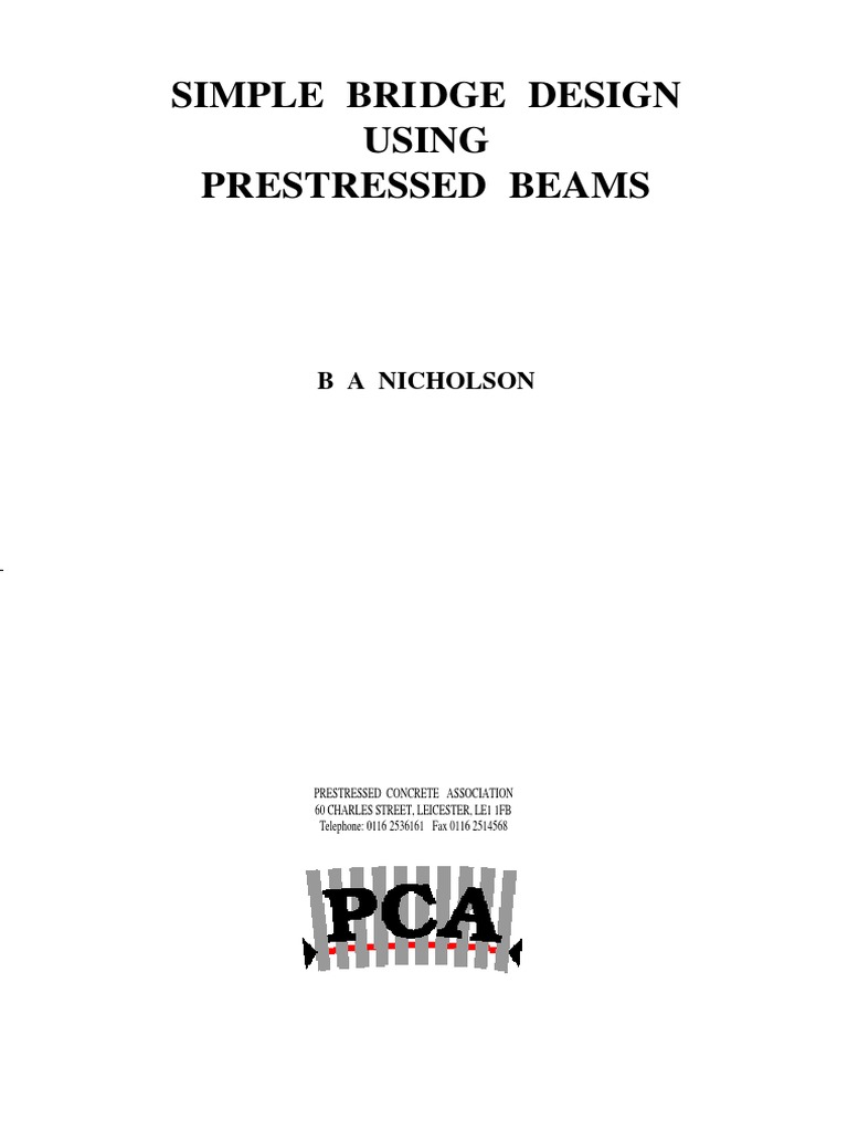 Simple Bridge Design with Beams | PDF | Beam (Structure) | Bending