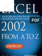 Exel 2002 From A To Z