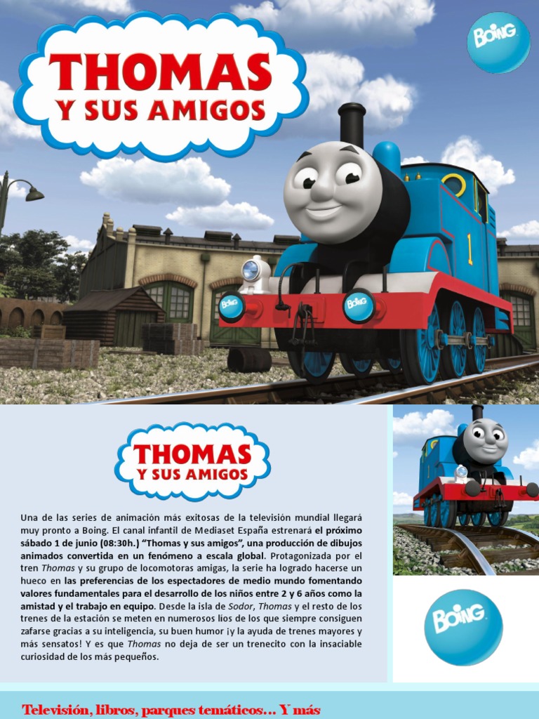 Dossier Thomas y Sus Amigos | PDF | Thomas y sus amigos | Tren, image size:768x1024