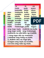 Tagalog Reading Materials 1