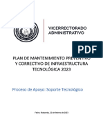 Plan de Mantenimiento Infraestructura Tecn 2023 Signed