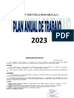Plan Anual de Trabajo Primaria 2023