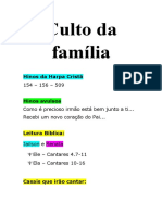 Culto Da Família