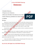 BA ADA Part 2 English Essays Notes