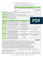 Fidelity-Checklist Zones