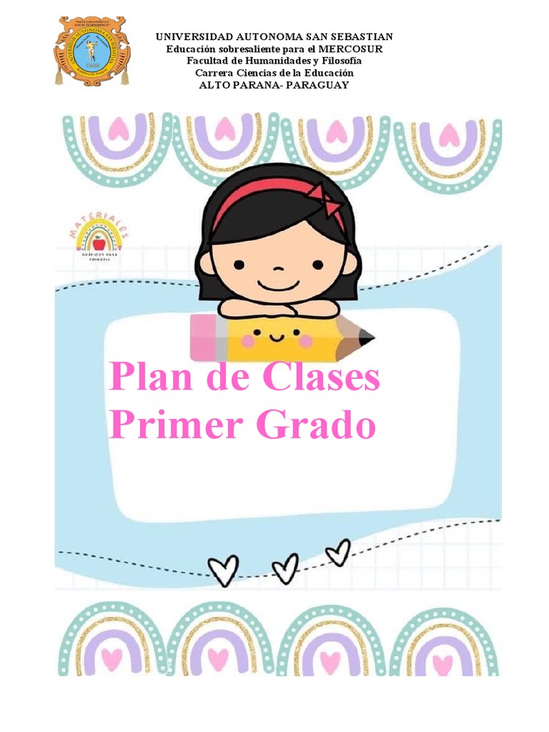 Plan de Clase Primer Grado 2023 | PDF