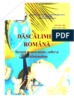 REVISTA DASCALIMEA ROMANA NR. 6 2018 - PG 1-2 - 18-19