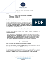 Recurso Reposicion - Apelacion Declarativo 2019-00475 COMCEL Vs AVANTEL
