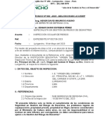 INFORME TECNICO Nº062–2023 I.E. VIRGEN DEL CARMEN