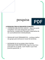 1.pesquisa para Conhecer o Participante Do Programa