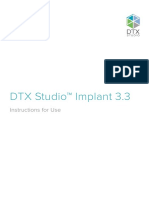 Manual DTX Studio Implant 3.3