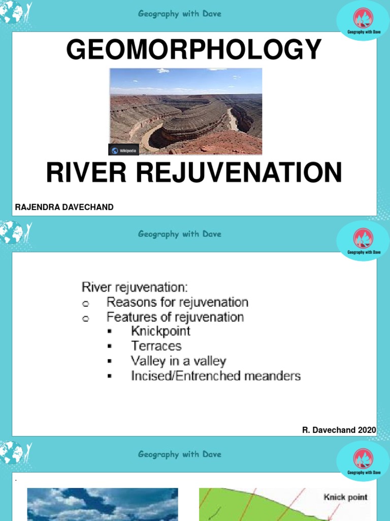 5 Geography Grade 12 River Rejuvenation PDF Valley Landscape