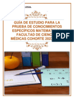 Guia de Matematicas Especificos de Medicina USAC 2023 - 2024