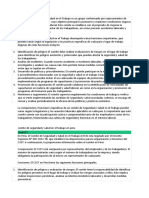 Un Comité de Seguridad y Salud en El Trabajo Es Un Grupo Conformado Por Representantes de Empleadores y Trabajadores