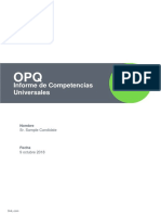 OPQ32 Universal Competency Report Spanish (North America)