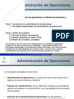 Administración de Operaciones Sem 1, T1y2 Sin Ejercicios