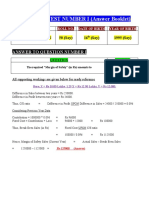 MANAC II, TEST NUMBER I (Answer Booklet)