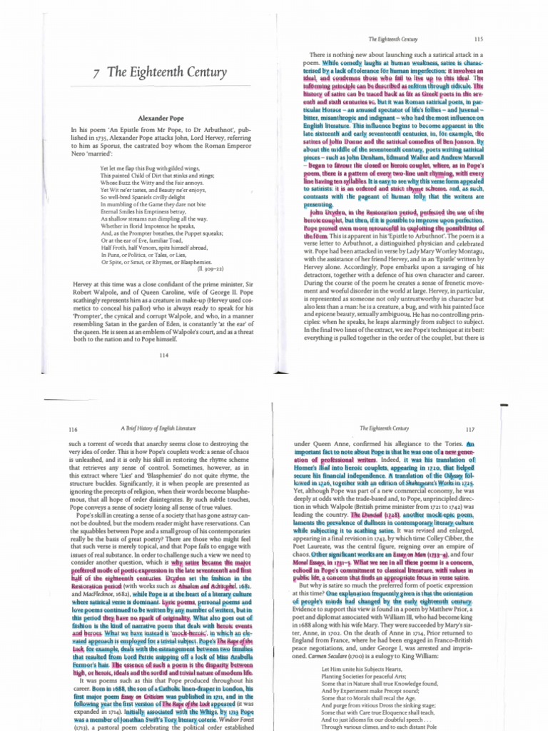Eighteenth Century | PDF | Classics | General Fiction