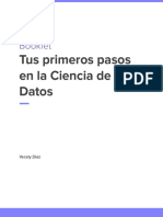 Tus Primeros Pasos en La Ciencia de Datos