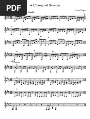 A change of seasons - Part 3 - Carpe Diem - Dream Theater