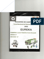 Cuaderno de Campo Categoria A Solucion Tec Eureka 2022 Adalia, Lucero y Prof Vitor