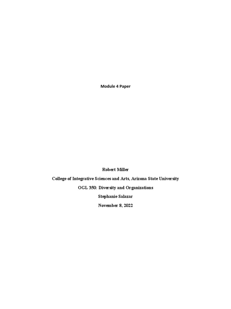 Ogl 350 Module 4 Paper Pdf Chicano Politics And Race